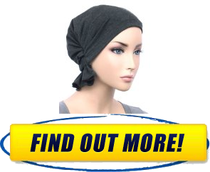 The Abbey Cap in Charcoal Gray Cotton Knit for Women with Cancer, Chemo, Hair Loss Needed